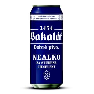 Bakalář nealko za studena chmelený - 0,5l plech