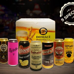 Domácí pivotéka Pivo v plechu - 9 speciálů 11°-14° 9 x 0,5 l (set)
