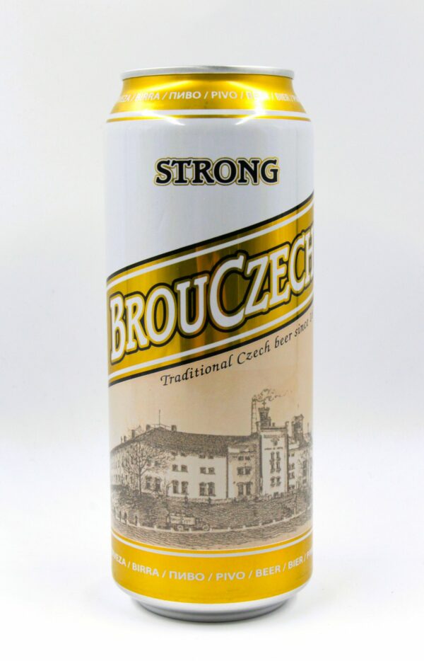 Novopacké pivo Brouczech Strong - pivo 0,5l plech