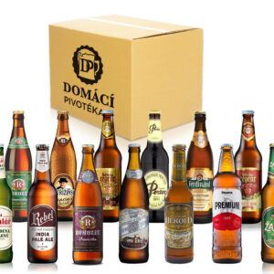 Domácí pivotéka Dárkový ochutnávkový balík - výběr 15 špičkových ležáků a speciálů 11°-19° 15 x 0,5 l (set)