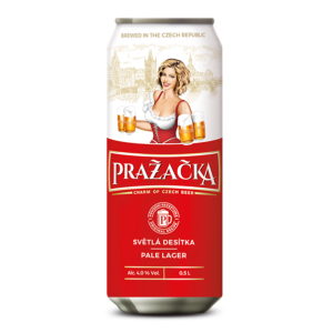 Bakalář Pražačka světlé výčepní - 0,5L plech