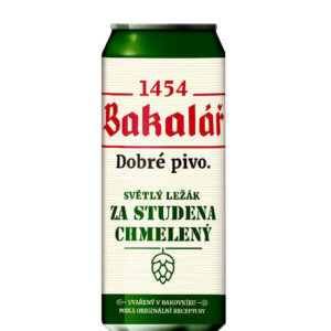 Bakalář za studena chmelený - 0,5L plech
