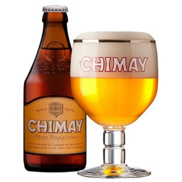 Chimay tripel (White) trappistické pivo - 0,33 l láhev - Belgické pivo