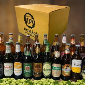 Domácí pivotéka Dárkový ochutnávkový balík - výběr 20 špičkových ležáků a speciálů 11°-19° 20 x 0,5 l (set)