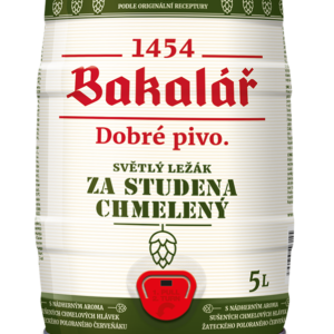 Bakalář Ležák světlý za studena chmelený - 5l Minisoudek